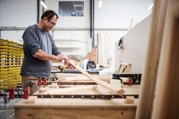 sw-workshop-finishing Our sash window workshop and showroom in surrey is where we make all your sash windows, casement windows and doors