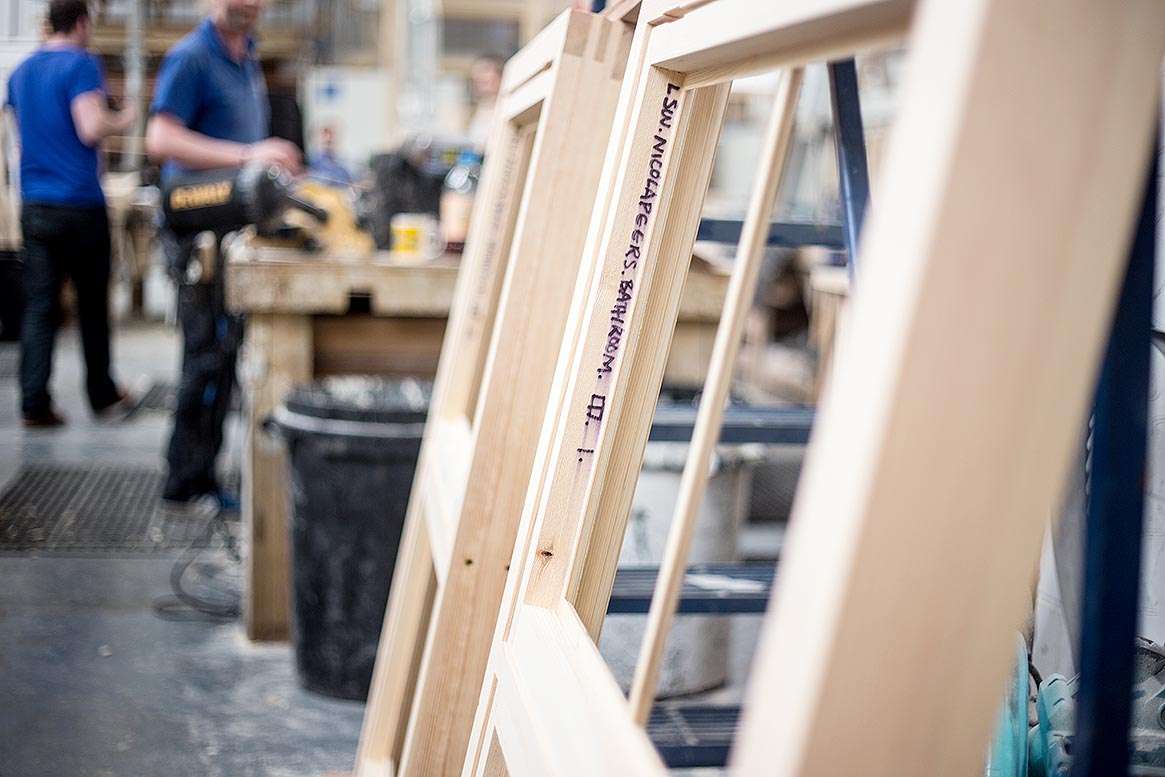 our Guildford, Surrey workshop is where we make all your sash windows, casement windows, bi-folding doors and french doors to order
